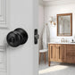 Round Interior Door Knobs with Dummy, Passage and Privacy Options