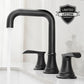Simple Waterfall Black Bathroom Faucet