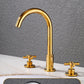 Modern 2-handle Brass Widespread Bathroom Sink Faucets