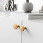 Gold Round Bar Cabinet Pulls and Knobs for Wardrobes