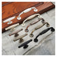 Retro Fluted Cabinet Pulls and Matching T-Bar Knobs