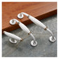 Retro Fluted Cabinet Pulls and Matching T-Bar Knobs