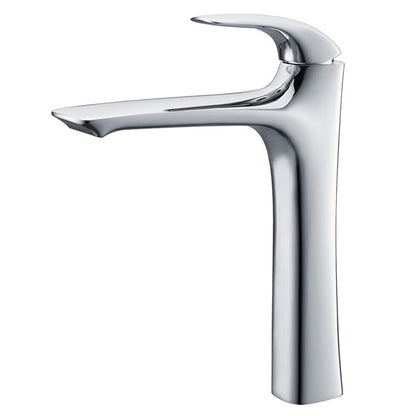 Revona Modern Tall Vessel Sink Bathroom Sink Faucet with Single Handle