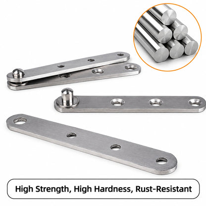 Stainless Steel 360° Pivot Door Hinges, Top and Bottom Mount