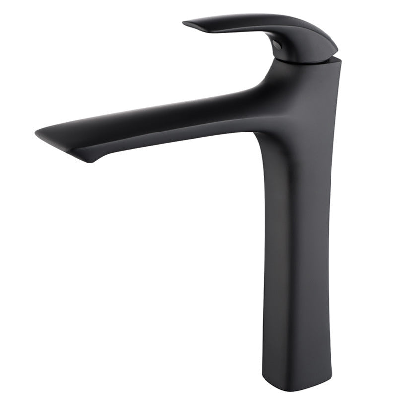 Revona Modern Tall Vessel Sink Bathroom Sink Faucet with Single Handle