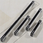 Two-Tone Chrome Cabinet Pulls with Knob Option