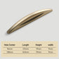 Arched Zinc Alloy Cabinet Handles and Drawer Pulls
