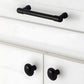 Zinc Alloy Round Bar Cabinet Pulls with Matching Knobs