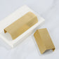 Gold Brass Embedded Edge Pulls for Cabinets and Drawers