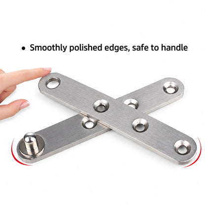Stainless Steel 360° Pivot Door Hinges, Top and Bottom Mount