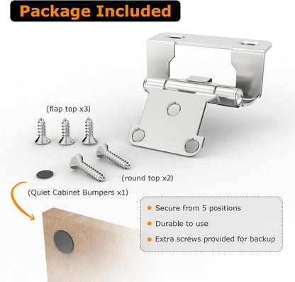 Kendall 1/2 in. Overlay Self-Closing Semi-Concealed Cabinet Hinges