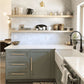 Knurled Brass Cabinet Pulls and Knobs in Gold
