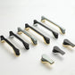 Two-Tone Cabinet Pulls and Knobs for Kitchen Cabinets