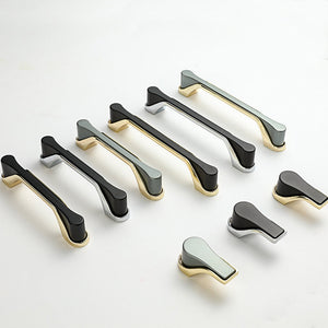 Two-Tone Cabinet Pulls and Knobs for Kitchen Cabinets