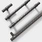 Textured T-Bar Zinc Alloy Cabinet Pulls and Drawer Handles