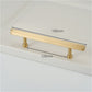 Brushed Gold Brass Cabinet Pulls and Knobs