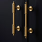 Antique Brass Round Bar Cabinet Pulls and Knobs