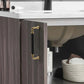Leather Wrapped Brass Cabinet Pulls and Knobs