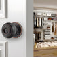 Round Interior Door Knobs with Dummy, Passage and Privacy Options