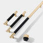 Modern Gold Knurled T-Bar Cabinet Handles and Knobs