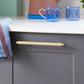 Knurled T-Bar Cabinet Pulls and Drawer Handles