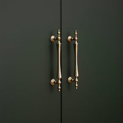 Retro Brass Cabinet Handles and Knobs for Wardrobes