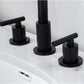 Dual Lever Brass Bathroom Sink Faucets