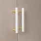 Marble T-Bar Cabinet Pulls with Gold-Tone Posts