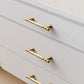 Modern T-Bar Gold Cabinet Pulls