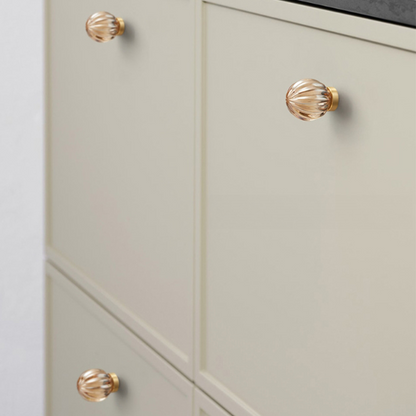 Champagne Bronze Crystal Cabinet Knobs