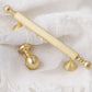 Two-Tone Zinc Alloy Kitchen Cabinet Pulls and Knobs