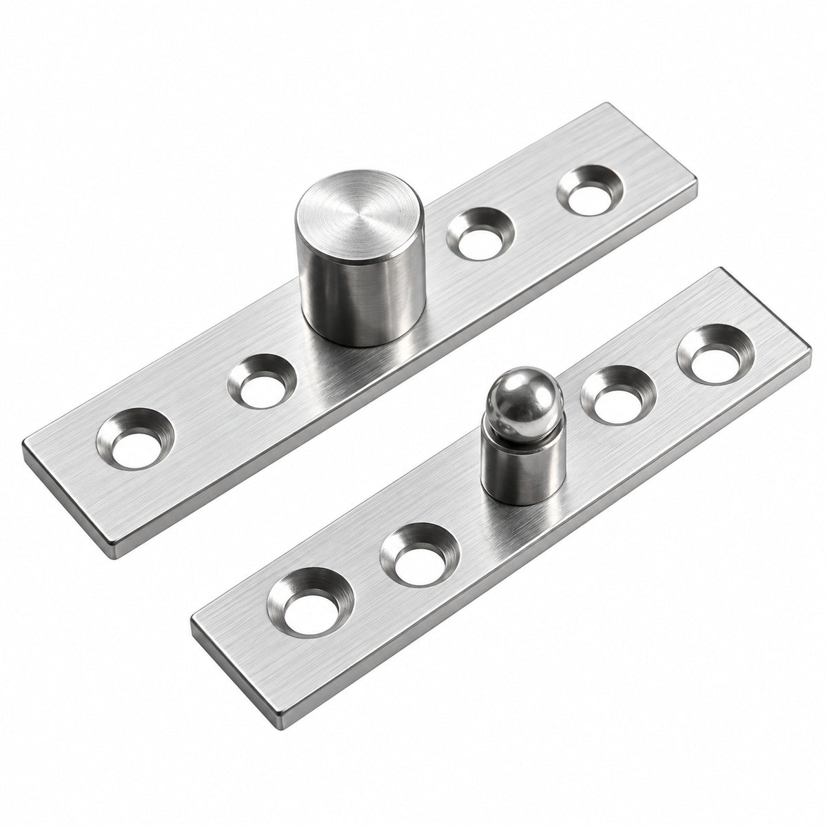 Stainless Steel 360° Pivot Door Hinges, Top and Bottom Mount