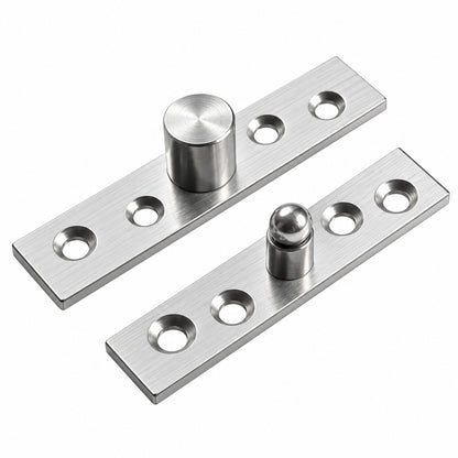 Stainless Steel 360° Pivot Door Hinges, Top and Bottom Mount