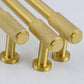 Knurled Brass Cabinet Pulls and Drawer Handles