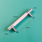 Colorful Leather Cabinet Pulls and Knobs, Stainless Steel
