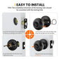 Round Interior Door Knobs with Dummy, Passage and Privacy Options