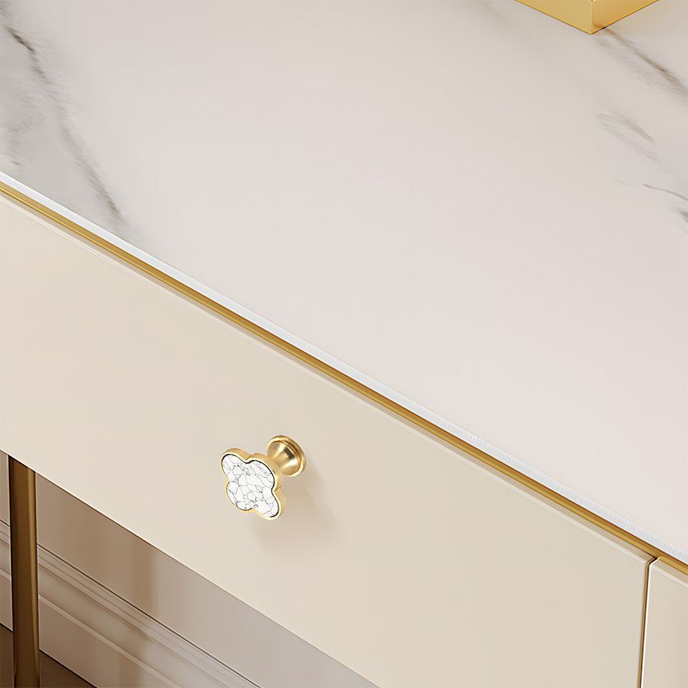Colored Inset Cabinet Knobs for Wardrobes and Drawers