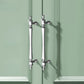 Chrome-Plated Brass Cabinet Pulls and Drawer Handles