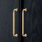 Threaded Ribbed Cabinet Handles and Pulls for Wardrobes