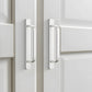 No-Drill Adhesive Cabinet Handles with Backplates