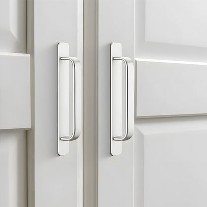 No-Drill Adhesive Cabinet Handles with Backplates