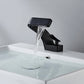 Sereno Waterfall Single Lever Brass Bathroom Sink Faucet, Single Hole Basin Faucet