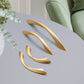 Curved Zinc Alloy Cabinet Handles and Drawer Pulls