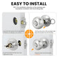 Keyless Interior Privacy Door Knobs for Bedroom and Bathroom Doors