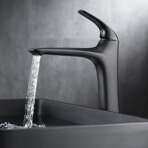 One-Hole Single Handle Brass Bathroom Sink Faucet