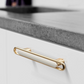 Gold Cabinet Pulls and Knobs with Color Insert