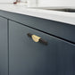 Gold / Black Half Moon Cabinet Pulls and Drawer Handles