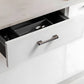 Textured Leather Inlay Cabinet Pulls and Knobs