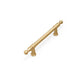 Gold Round Bar Cabinet Pulls and Knobs, Zinc Alloy
