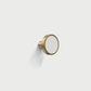 Colorful Leather and Brass Cabinet Pulls and Knobs